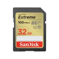 SanDisk Extreme 32GB 100mbps SDHC UHS-I Memory Card (SDSDXVT-032G-GNCIN)